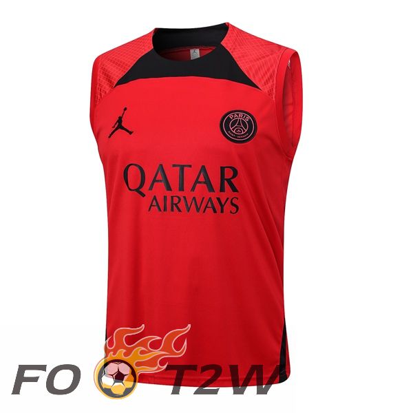 Gilet De Foot Paris PSG Rouge 2023/2024