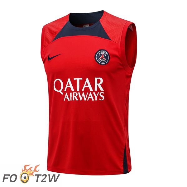 Gilet De Foot Paris PSG Rouge 2022/2023