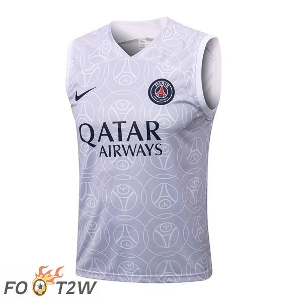 Gilet De Foot Paris PSG Blanc 2022/2023