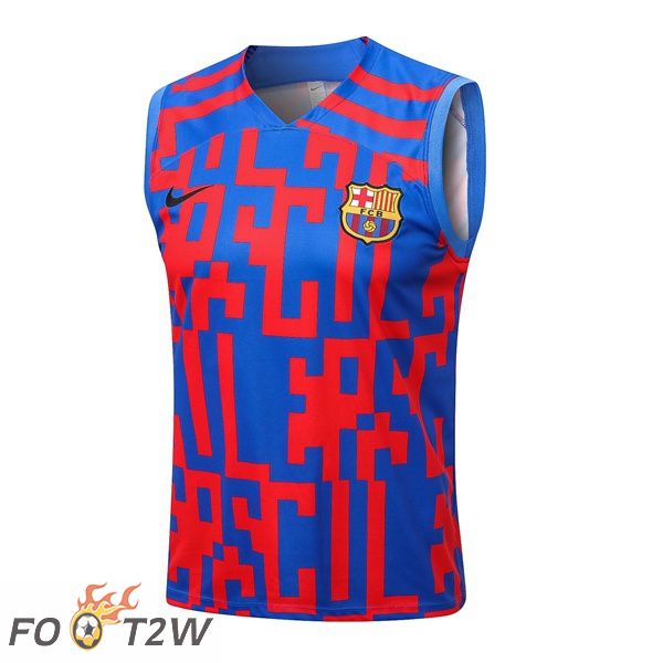 Gilet De Foot FC Barcelone Bleu Rouge 2022/2023