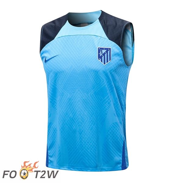 Gilet De Foot Atletico Madrid Bleu 2022/2023