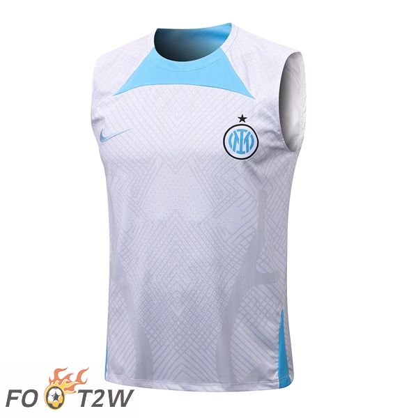 Gilet De Foot Inter Milan Blanc 2022/2023