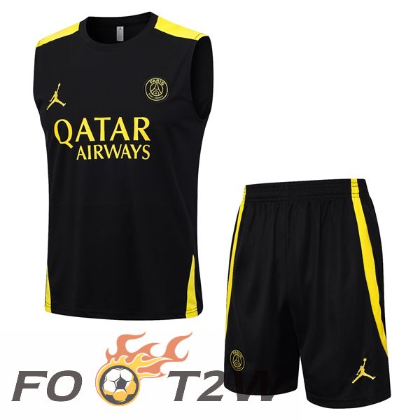 Gilet De Foot Paris PSG + Shorts Noir 2023/2024