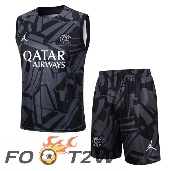 Gilet De Foot Paris PSG + Shorts Noir 2023/2024