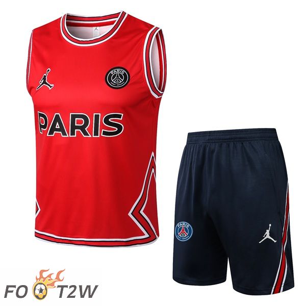 Gilet Foot Paris PSG + Short Rouge 2022/2023