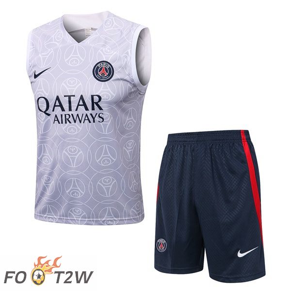 Gilet De Foot Paris PSG + Shorts Blanc 2022/2023