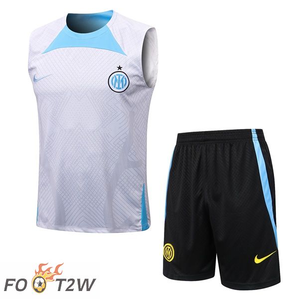 Gilet De Foot Inter Milan + Shorts Blanc 2022/2023