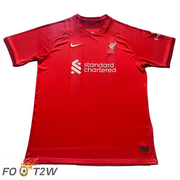 Maillot Foot FC Liverpool Domicile Version Fuite Rouge 22/23