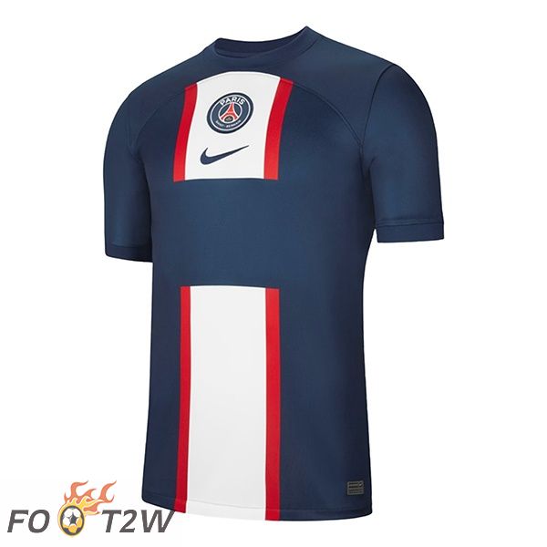 Maillot de Foot Paris PSG Domicile Version Fuite Bleu Royal 2022/2023