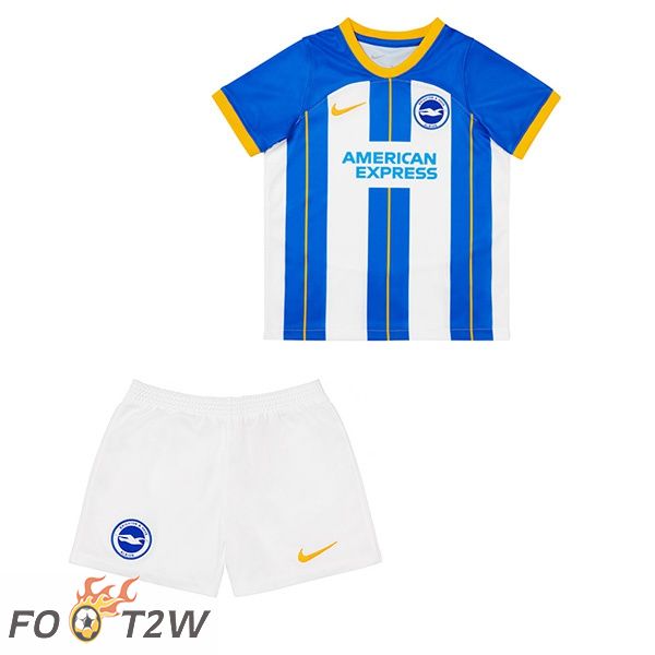 Maillot de Foot FC Brighton Enfant Domicile Bleu Blanc 2022/2023