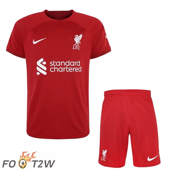 Maillot de Foot FC Liverpool Enfant Domicile Rouge 2022/2023