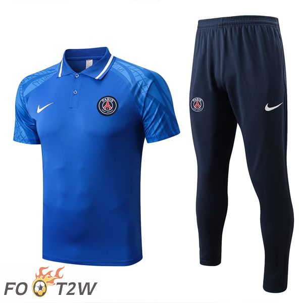 Ensemble Polo Paris PSG + Pantalon Bleu 2022/2023