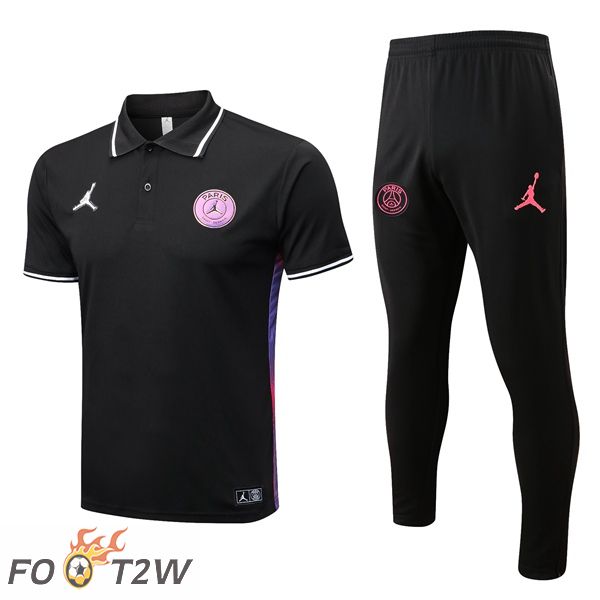 Polo Foot Paris PSG + Pantalon Noir 2022/2023