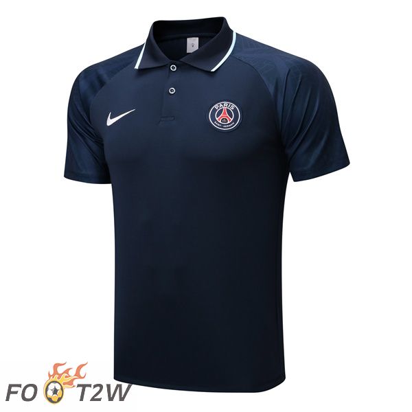 Polo Foot Paris PSG Bleu Royal 2022/2023