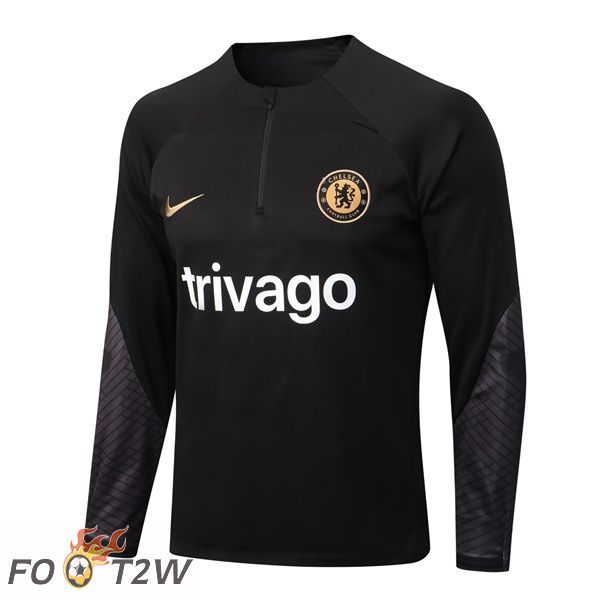 Training Sweatshirt FC Chelsea Noir 2022/2023