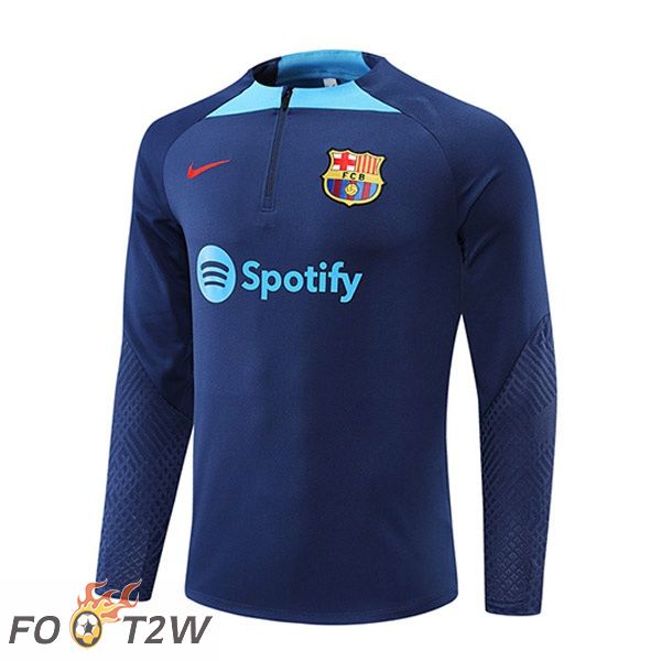 Training Sweatshirt FC Barcelone Bleu 2022/2023