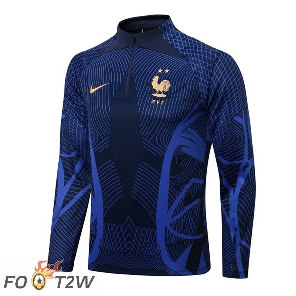 Training Sweatshirt France Bleu Royal 2022/2023