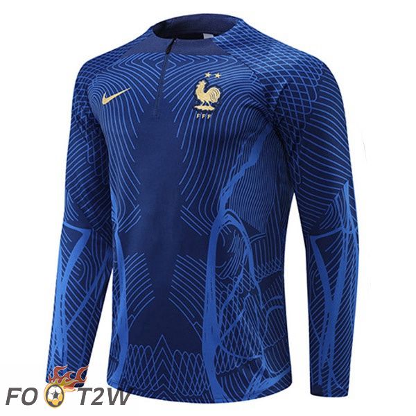 Training Sweatshirt France Homme Bleu 2022/2023