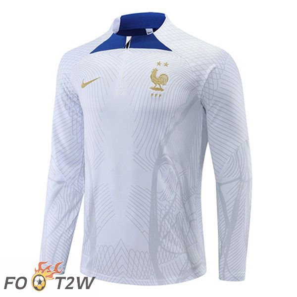 Training Sweatshirt France Homme Blanc 2022/2023