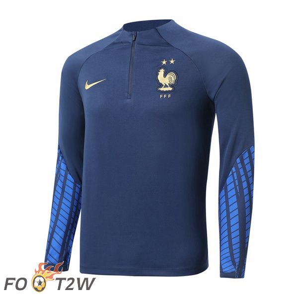 Training Sweatshirt France Homme Cyan 2022/2023