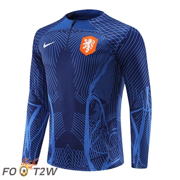 Training Sweatshirt Pays-Bas Bleu Royal 2022/2023