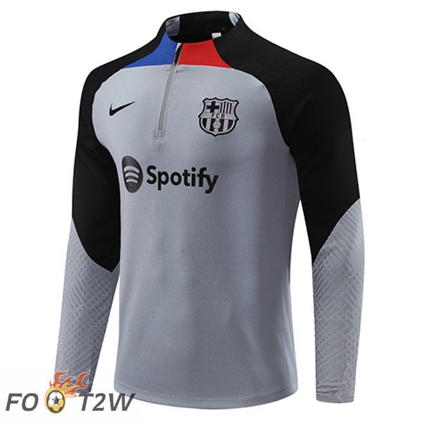 Training Sweatshirt FC Barcelone Gris 2022/2023