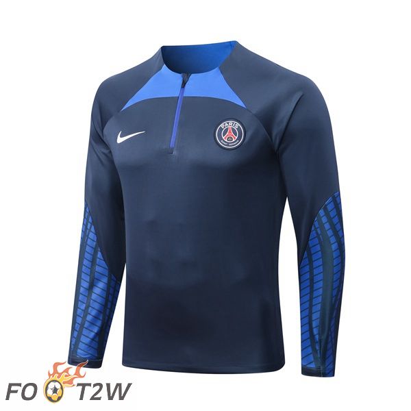 Training Sweatshirt Homme Paris PSG Bleu 22/23