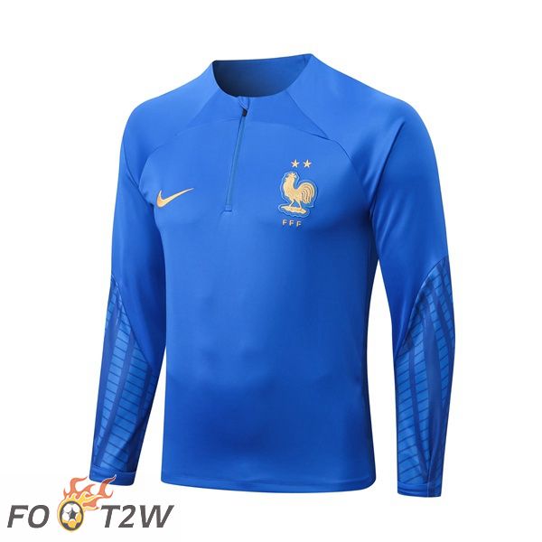 Training Sweatshirt Homme France Bleu 22/23