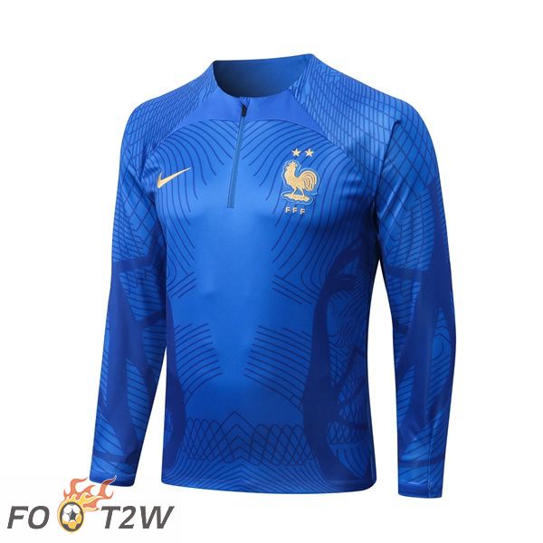 Training Sweatshirt Homme France Bleu 22/23