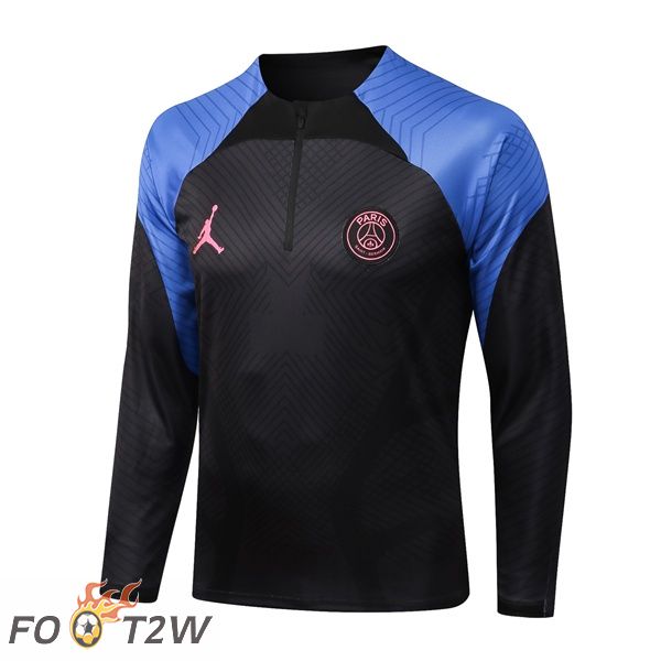 Training Sweatshirt Homme Paris PSG Noir Bleu 22/23