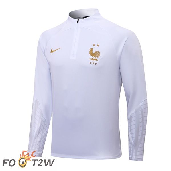 Training Sweatshirt France Blanc 2022/2023