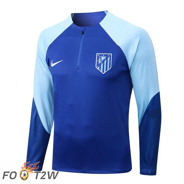 Training Sweatshirt Atletico Madrid Bleu 2022/2023