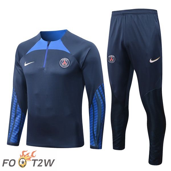 Survetement De Foot Paris PSG Bleu 22/23