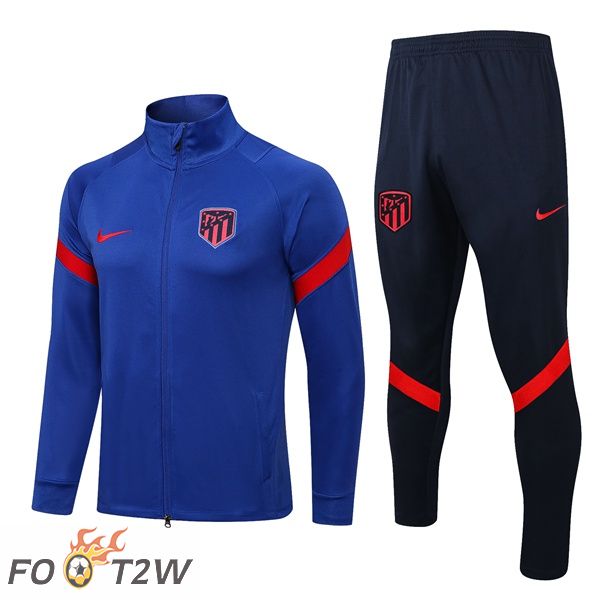 Ensemble Survetement de Foot - Veste Atletico Madrid Bleu 2022/2023