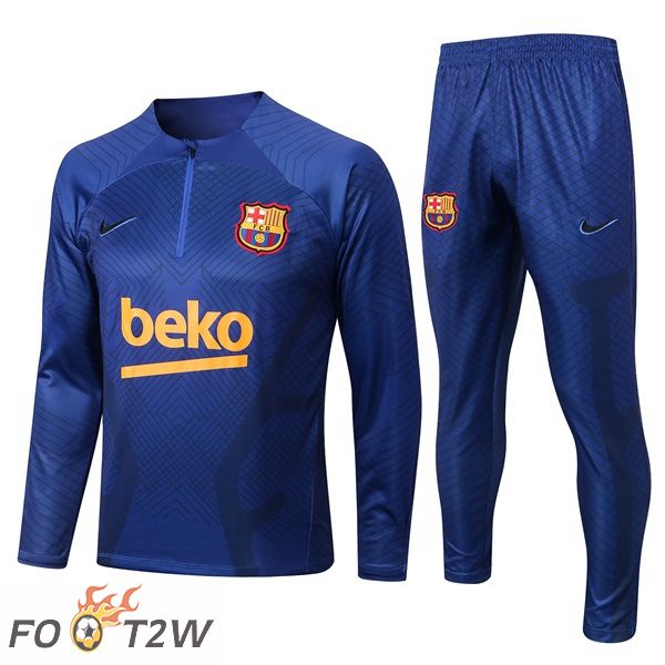 Survetement Foot FC Barcelone Bleu 2022/2023