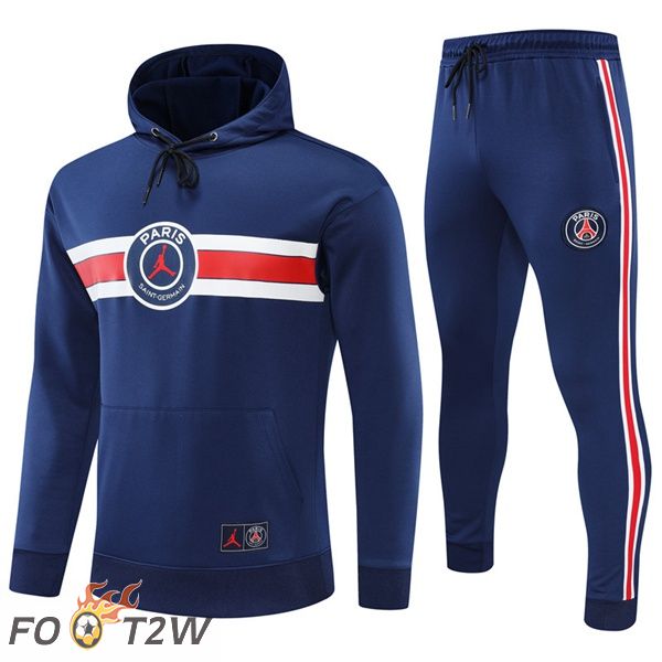 Survetement Veste A Capuche JORDAN Paris PSG Bleu 2022/2023