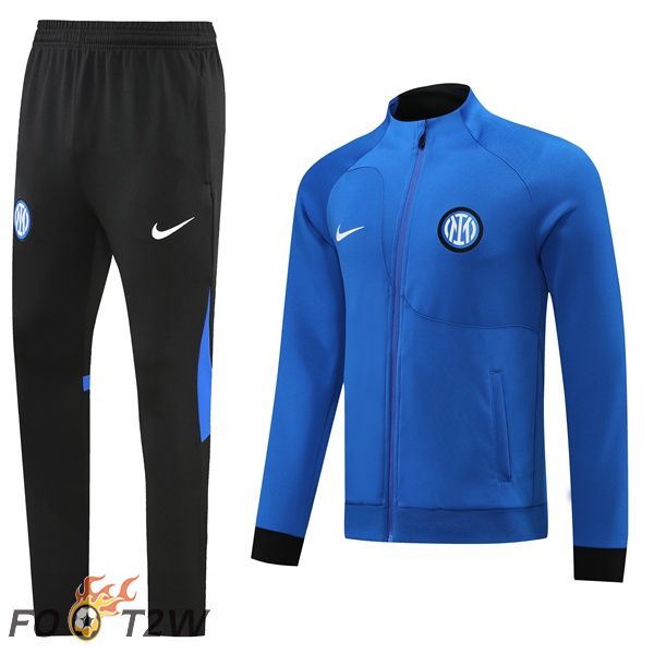 Ensemble Survetement de Foot - Veste Inter Milan Bleu 2022/2023