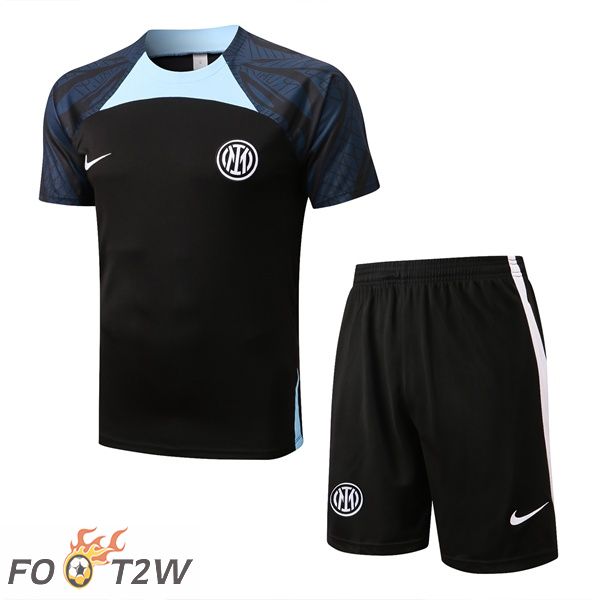 Training T-Shirts Inter Milan + Shorts Noir 22/23