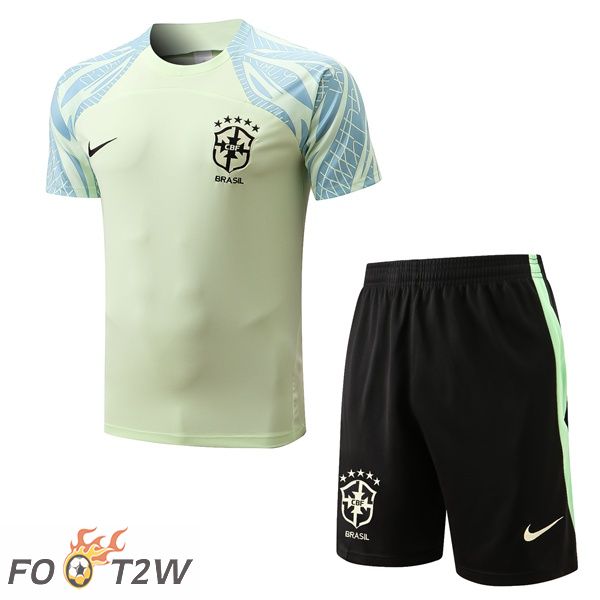 Ensemble Training T-Shirts Portugal + Shorts Vert 2022/2023