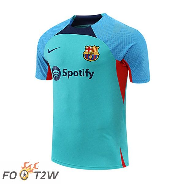 Training T-Shirts FC Barcelone Cyan 2022/2023