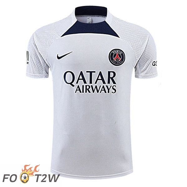 Training T-Shirts Paris PSG Blanc 2022/2023