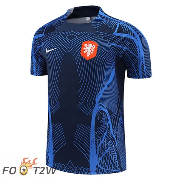 Training T-Shirts Pays-Bas Bleu Royal 2022/2023