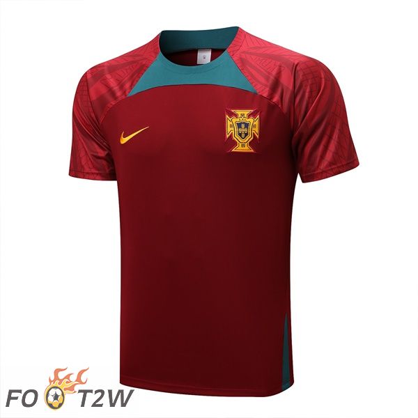 Training T-Shirts Portugal Noir 2022/2023