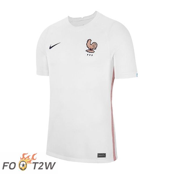 Maillot Foot Equipe de France Femme Exterieur Blanc Euro Féminin 2022