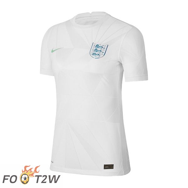 Maillot Foot Equipe de Angleterre Femme Domicile Blanc Euro Féminin 2022