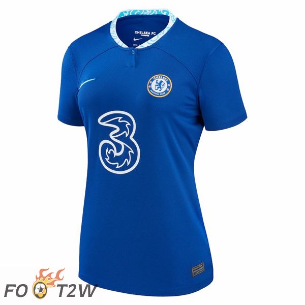 Maillot de Foot FC Chelsea Femme Domicile Bleu 2022/2023