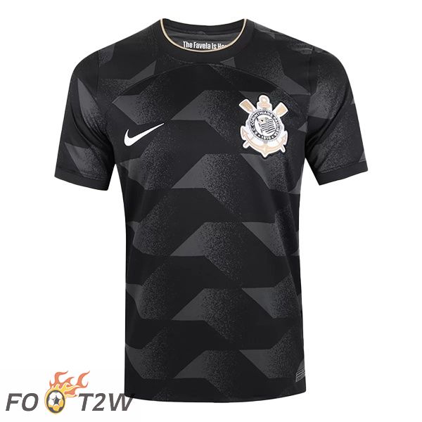 Maillot de Foot Corinthians Exterieur Noir 2022/2023