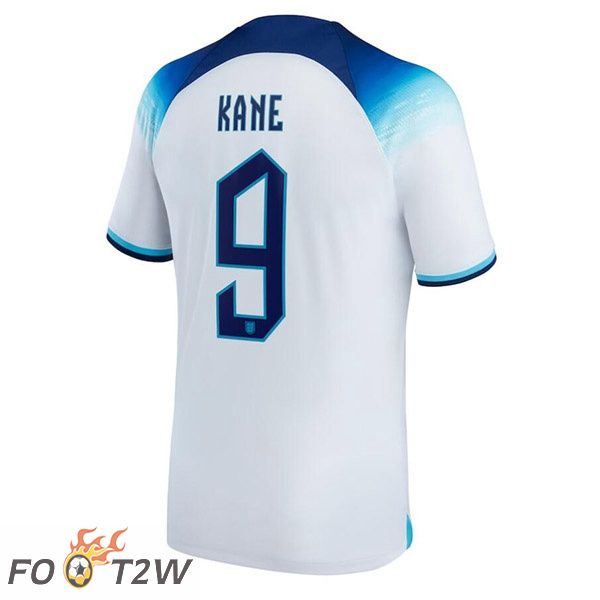 Maillots Equipe De Angleterre (KANE 9) Domicile Blanc Coupe du monde 2022