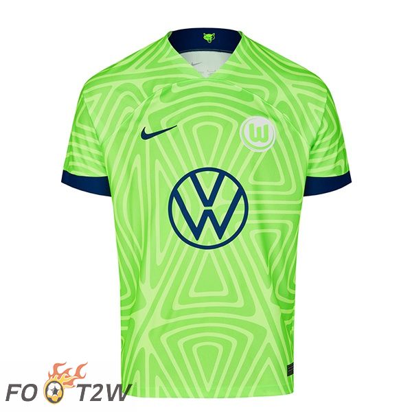 Maillot De Foot Vfl Wolfsburg Domicile Vert 22/23