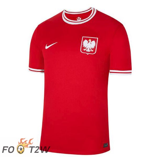 Maillot Equipe de Pologne Exterieur Rouge 2022/2023